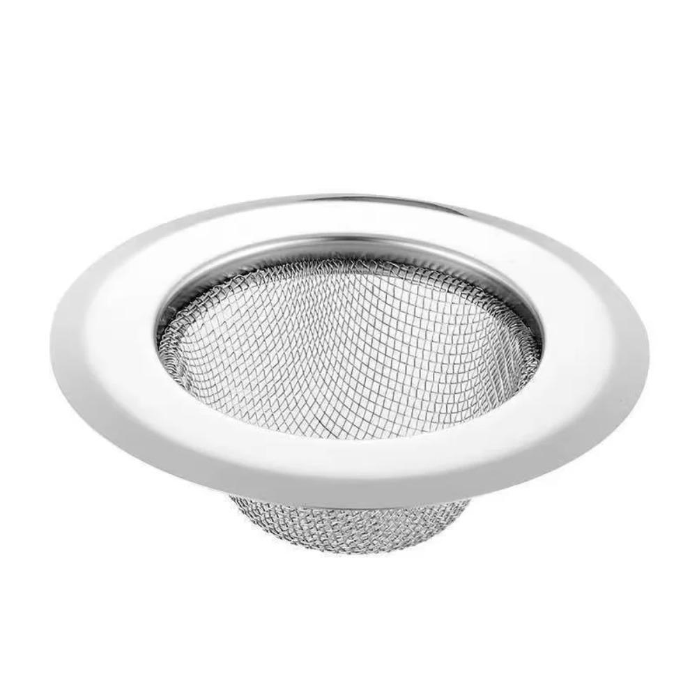 Stainless Steel Kitchen Sink Strainer Funnel Anti-Blocking Drain Filter Hair Catcher for Basin Floor Sewer