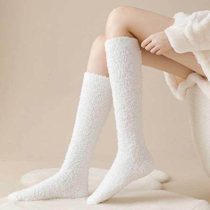 Long sleep socks, winter thermal socks, knee socks