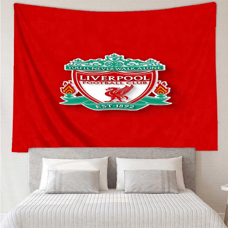 Liverpool Football Club Print Wandkleed, Achtergrond, Eenvoudige Installatie, Ideaal voor Slaapkamer, Kantoor & Woonkamer, met Esthetische Wanddecoratie.