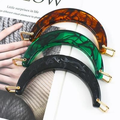 Resin Handbag Handles U-Shaped Tote Grip Luxury Women's Bag Handle  DIY Replacement