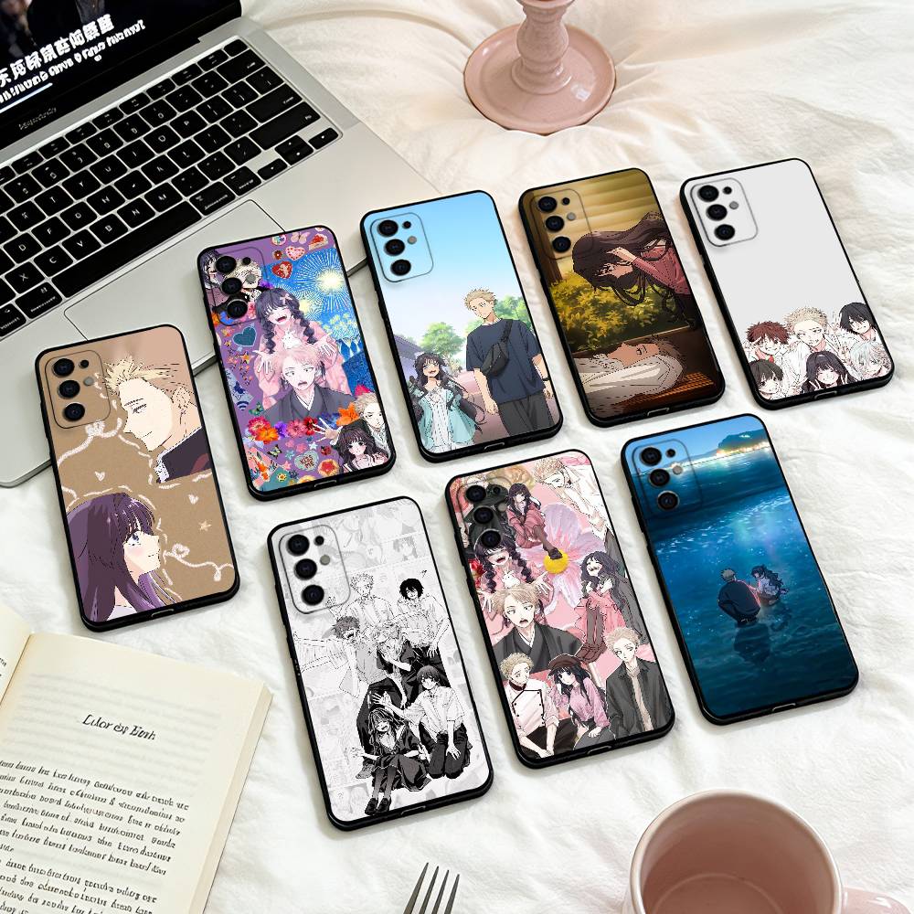 The F-Fragrant Flower B-Blooms with Dignity Phone Case For Samsung S25,24,23,22,30,21,10,9,Ultra,Plus,Lite4,5 G Soft Black Case