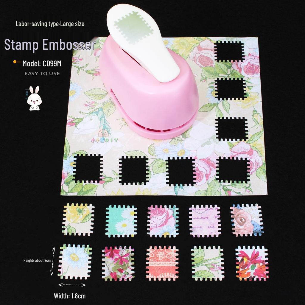 Effortless Lace Border Stamp & Embosser: DIY Scrapbooking & Handmade Flower Punch Machine