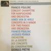 LP Record FRANCIS POULENC  AIME VAN DE WIEL  Concerto For Two Pianos Etc. ASC517 His Masters Vo UK Classical Used