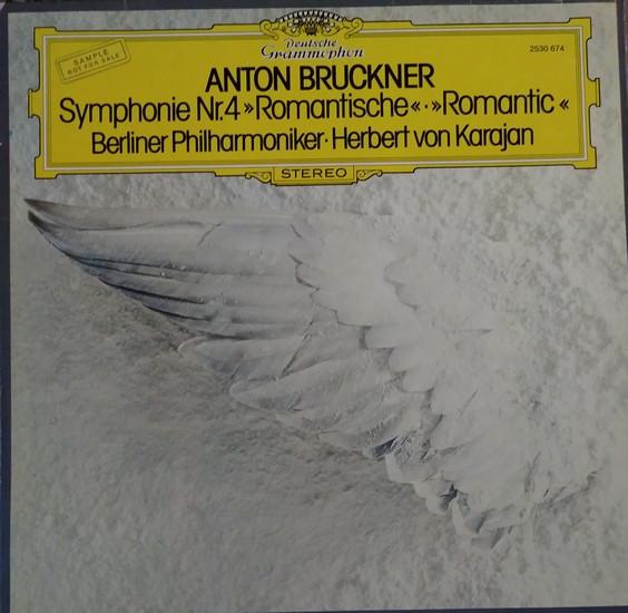 LP Record ANTON BRUCKNER , BERLINER PHILHARMO - Symphony No. 4 "Romantic" = "Romant 2530674 Deutsche Grammo 1976 Germany Classical Used