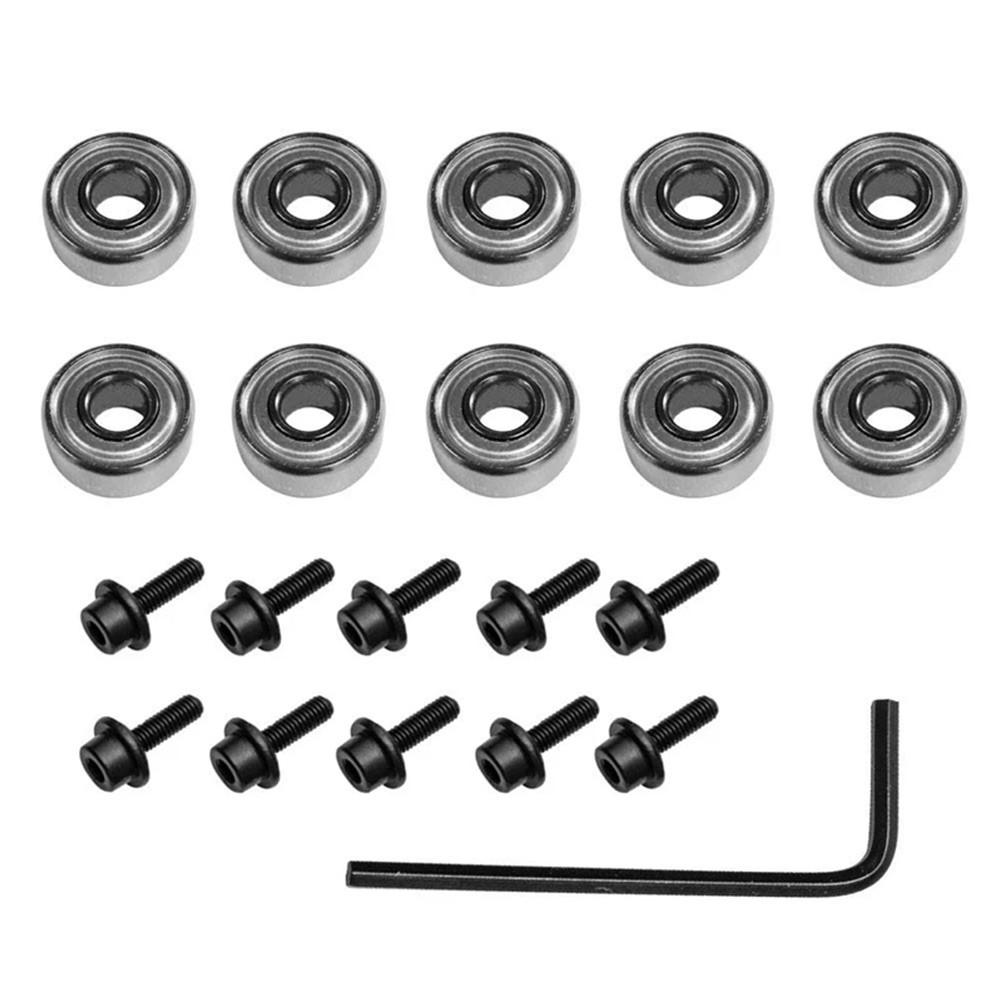 Router Bit Bearing 11pcs/Set 12.7mm Router Bit Attachment Ball Bearings Guide