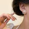 Fashion Imitation Pearls Flower Stud Earring for Women Girls Sweet Korean Earring Summer Jewelry Gift