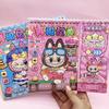 Pass The Game Sticker Book Cartoon Creative High Value Labubu Scene Dress Up Sticker Sticker