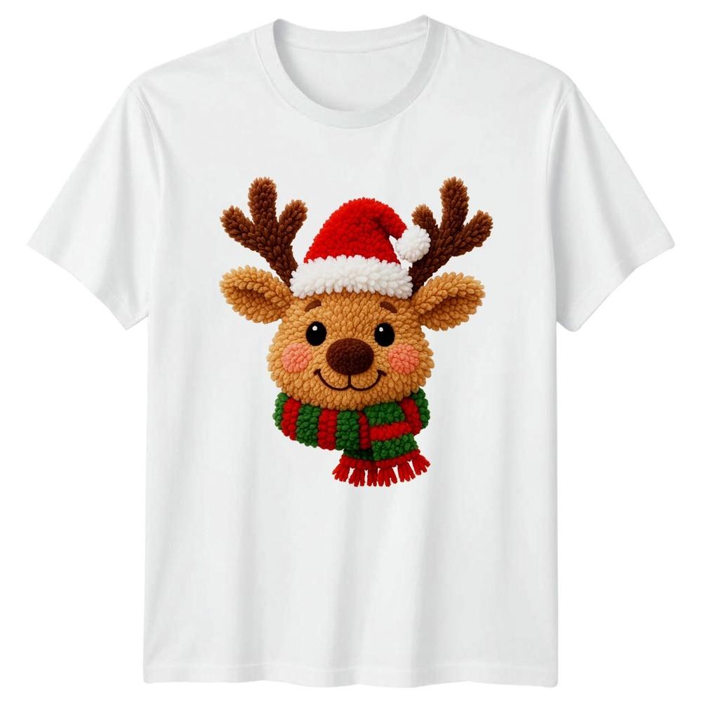 Reindeer Christmas Holidays Unisexs TShirt Unisexs Tee Graphic Unisex Top S