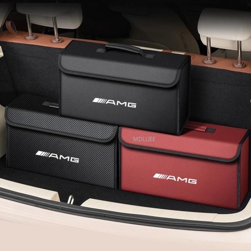 Car Trunk Suede Luggage Box Capacity Auto Multifunctional Folding For Mercedes Benz W201 W210 W108 W204 W205 W203 W211 W124 W177