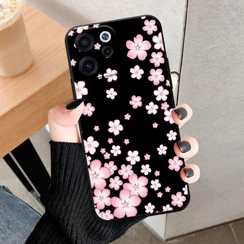 Voor OPPO Reno15 F FS 5G Hoesje CPH2801 Modieus Leeuw Bloemen Zacht TPU Siliconen Cover Voor OPPO Reno 15F 15FS Reno 15F 15FS Telefoonhoesje