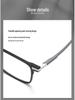 TR Square Magnetic Clip-on Glasses 3-in-1 Polarized, Night Vision, Rx-Compatible for Driving & Fishing 9017