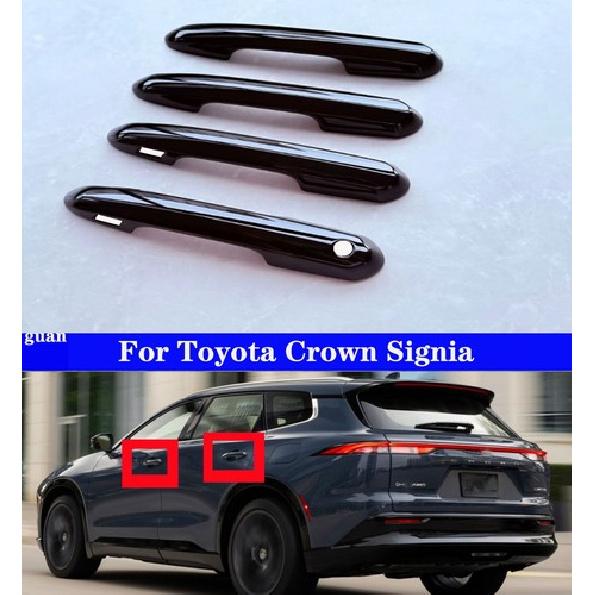 Декоративная полоска на ручку автомобиля Черная Для Toyota Crown Signia 2025-2026