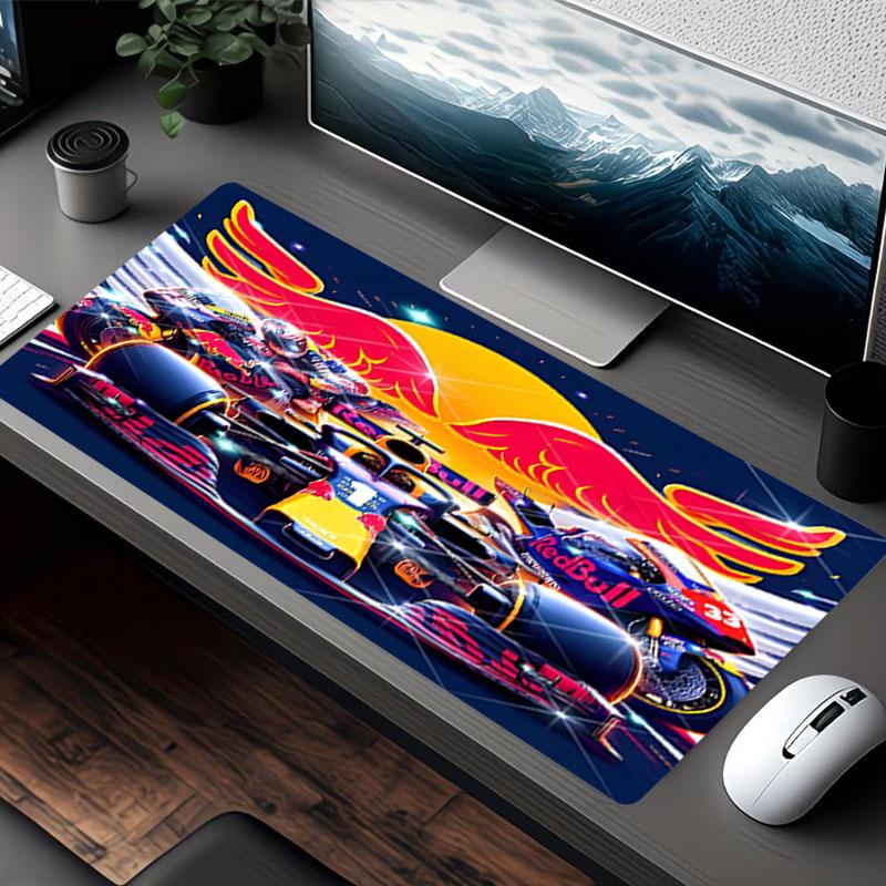 Red Bull Racing Print Mouse Pad, for Keyboard Pad Laptop PC Mat for Office Home Use, Desk Decor, Perfect Birthday Gift for Gamers