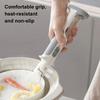 2-in-1 Silikon Schüsselhalter Clip Rutschfest Langer Griff Schüsselgreifer Hitzebeständiges Geschirr Tellerheber Werkzeug für Zuhause Küche