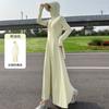 Long sunscreen clothing for girls' summer new outdoor UV protection waist, thin and cool versatile full body sunscreen skirt