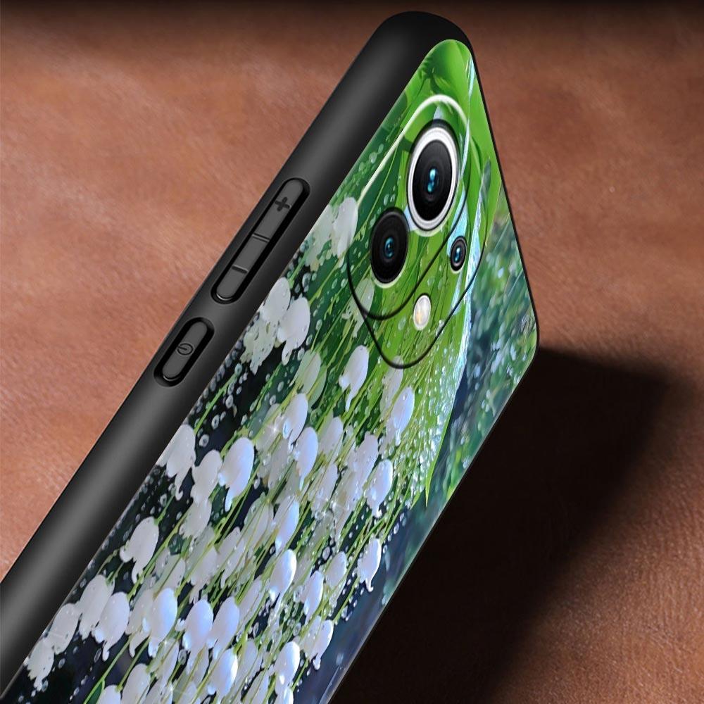 Lily Of The Valley Clear Floral Phone Case Cover for Xiaomi Mi 17 15 14 13 12 11 Ultra 15T 14T 13T 12T 11T Pro Lite 5G Soft TPU