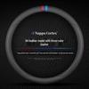Genuine Leather Steering Wheel Cover for Baojun Models 730, 510, 560, 310W, 530, E200, and 630 - All-Season Use