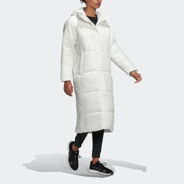 (WMNS) adidas Extended Big Baffle Parka Asia Sizing 'White' Women's EK4814