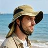 Adjustable Fisherman Hat Anti-UV Safari Cap Fashion Bucket Hat  Sea Fishing
