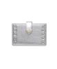 Lemasque Pair 3-Tier Accordion Western Business Card Holder Silver