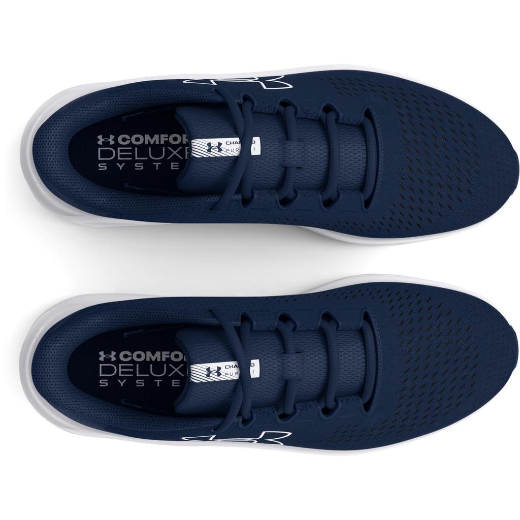 [Under Armor] UA CHARGED PURSUIT 3 BIG LOGO Academy/Academy/White 25.5