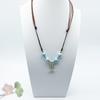 Accessories, Jewelry, Woven Beaded Sweater Chain, Ceramic Necklace, Female Niche Feeling Does Not Fade