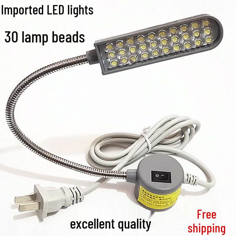 Magnetic LED Work Strip Light for Sewing & Industrial Flatbed Machines - Essential Table Lamp for Garment Work