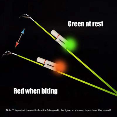 Electronic Rod Stick Light Removable Fishing Rod Luminous Stick Waterproof Float Fishing Pole Lights for Freshwater Seawater