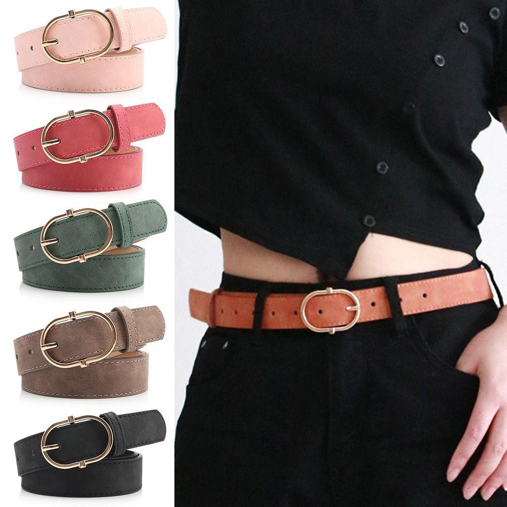 

Роскошный дизайнерский бренд, простой пояс с золотой пряжкой, женский ремень для платья, матовый кожаный ремень