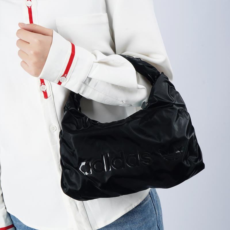 Adidas Originale PU Cloud Bag Umhängetasche Handtasche Mini Damen Schwarz Adidas HK0154