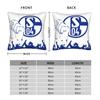 S-Schalke 04 Team Pillow Cover Novelty Pillow Case For Wedding Party Home Decor Soft Cushion Cover Gift