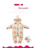 Thick Fleece-Lined Winter Baby Onesie for Boys & Girls - Warm Cotton Padded Infant Outdoor Romper