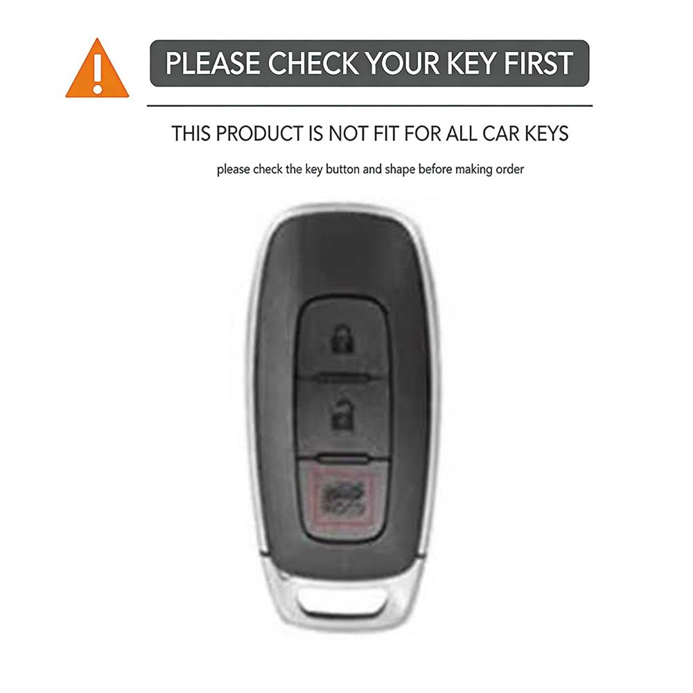 Silicone Keychain Key Cover Case For Nissan Versa X-Trail T33 Serena Rouge Kicks Pathfinder Ariya Rogue Car Accessories