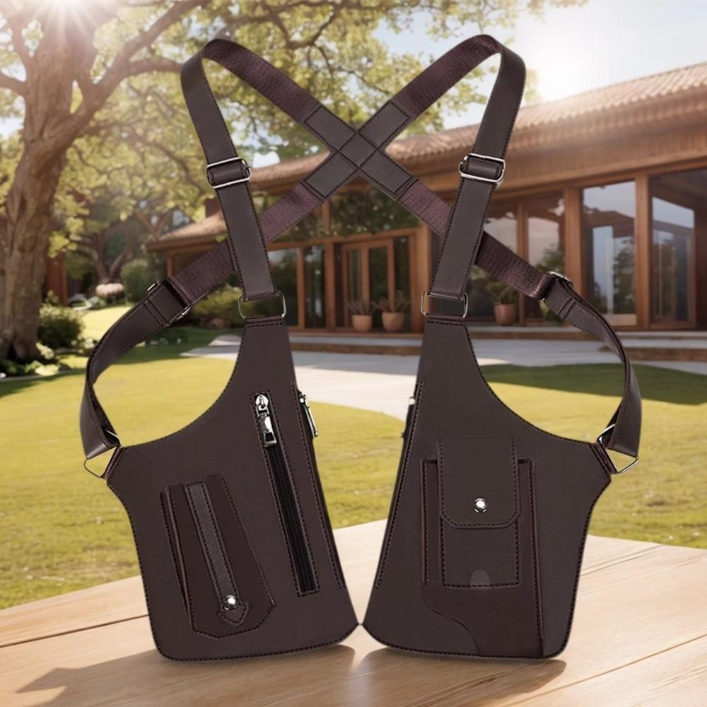 Vintage Anti-Theft Underarm Bag Adjustable Strap Mobile Phone Chest Bags  Travel Use
