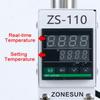 ZONESUN ZS-110 Press Trainer Heat Press Machine For Wood Presses PVC Paper Custom Logo Making Hot Foil Stamping Machine 300W