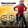 1 Pair Motorcycle Footrests Aluminum Wide Fat Foot Pegs Pedal for Yamaha PW50 PW80 Honda XR50R CRF50 CRF70 CRF80 CRF100F