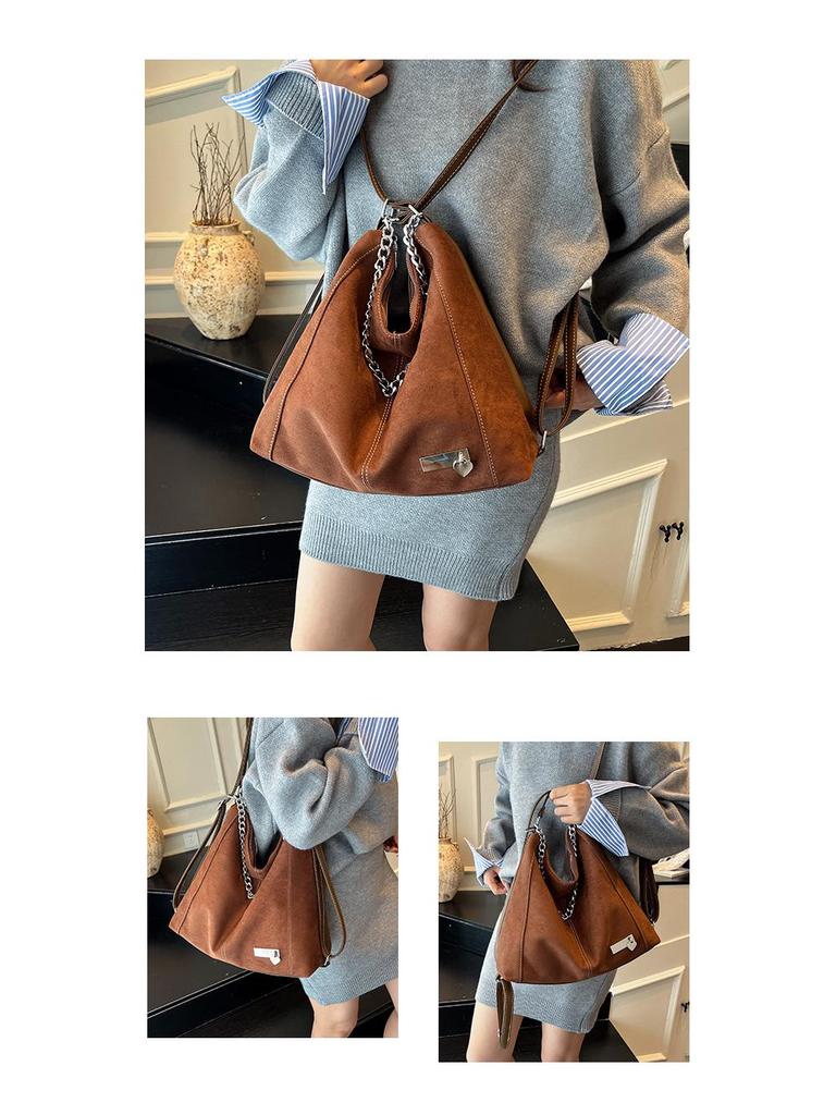 2025 Trendy Women's Large-Capacity Fashionable Tote: Commute & Crossbody Bag