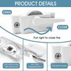 3Pcs Sash Lock Sliding Window Replacement Lock Window Latches Sliding Window Hardware for Additional Home Security