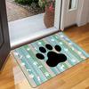 1PC Dog's Paw Pattern Pop Arts Design Door Mats Kitchen Rugs Non-Slip Home Bathroom Rugs Bath Mat Carpet for Sink Laundry Decor
