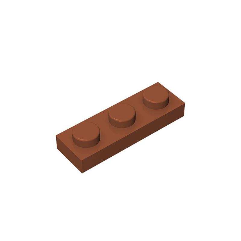 60pcs/lot MOC Bricks Plate 1x3 Compatible With 3623 Children's Toys DIY Building Block Particles Plate Technical Toy