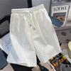 Women's Summer 2026 Casual Sports Suit - Hong Kong Style Short Sleeve T-Shirt & White Two-Piece Set