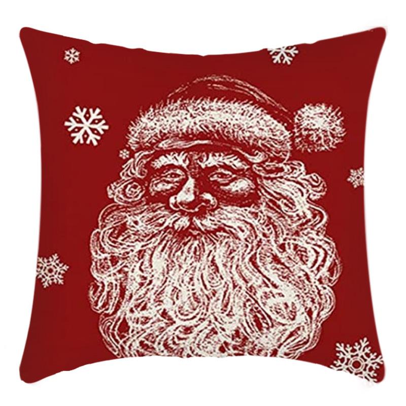 Weihnachts-Überwurf-Kissenbezug Heimdeko Weihnachtsgeschenk Kissen Sofakissenbezug Kissenbezug