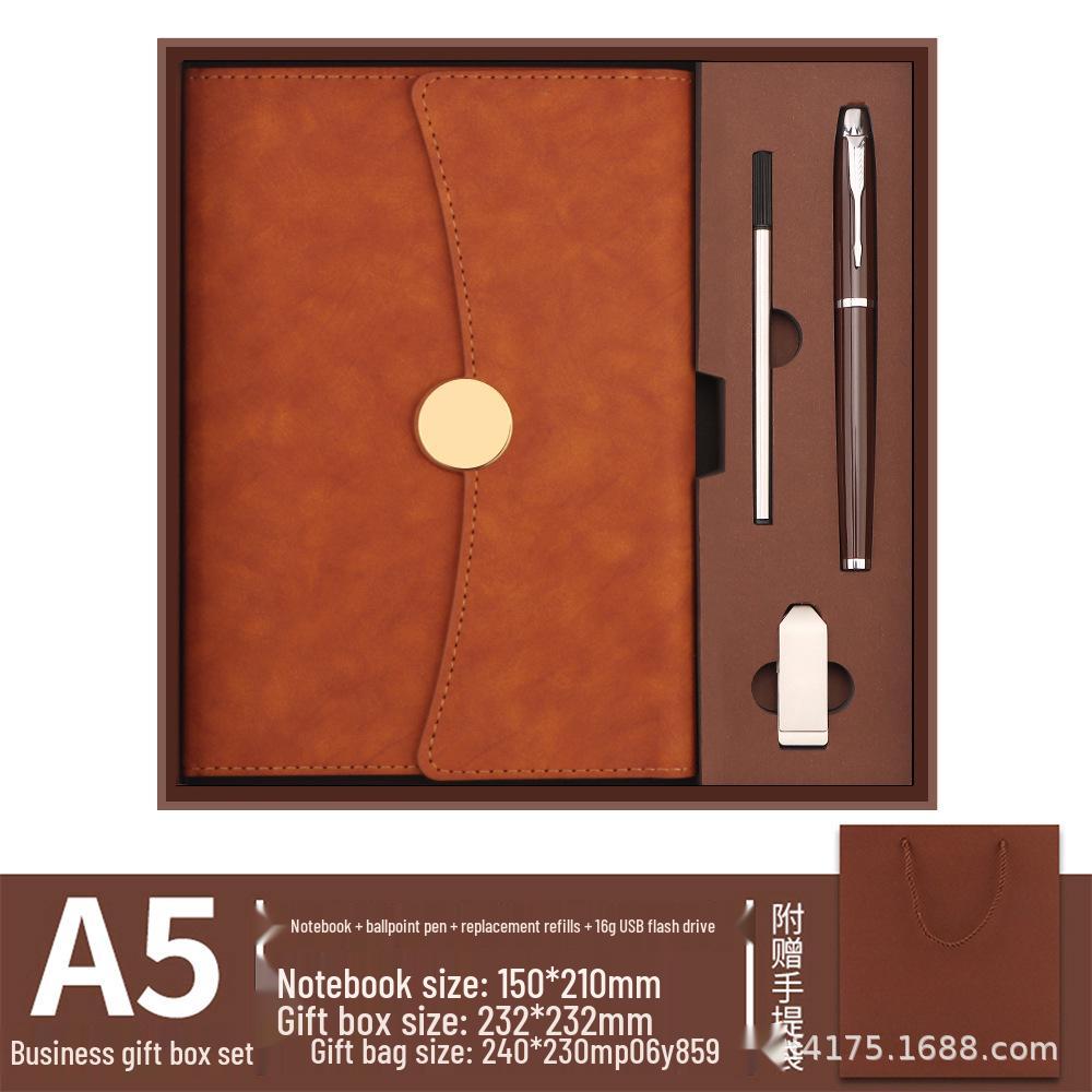 High-Grade Business Notebook Gift Set with Custom Logo Printing