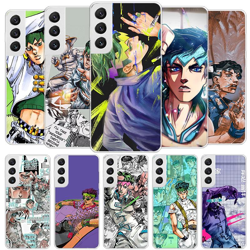 JoJo Bizarre Adventure Rohan Kishibe Cover Phone Case For Samsung Galaxy S26 S25 Edge S24 Ultra S23 S22 Plus S21 S20 FE Soft Fun