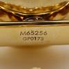 LOUIS VUITTON Over the Rainbow Ring M65256 Sparkling Double Finger Twist band gray Plated Gold #7.0(US Size) 31.9g Women Used