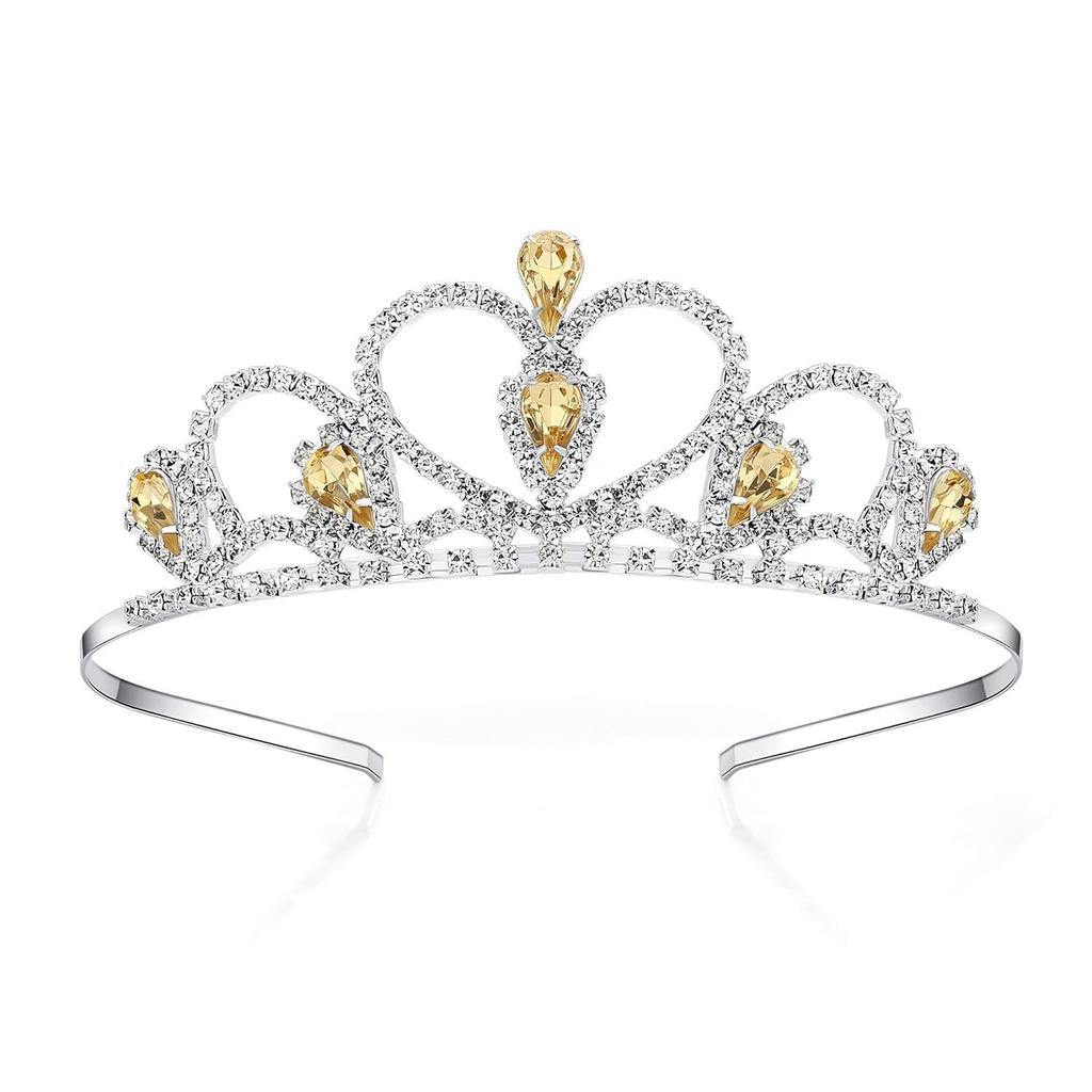 Children's Crown Birthday Party Hair Crown Headwear Girls Performance Hair Accessories Wang Guanxin