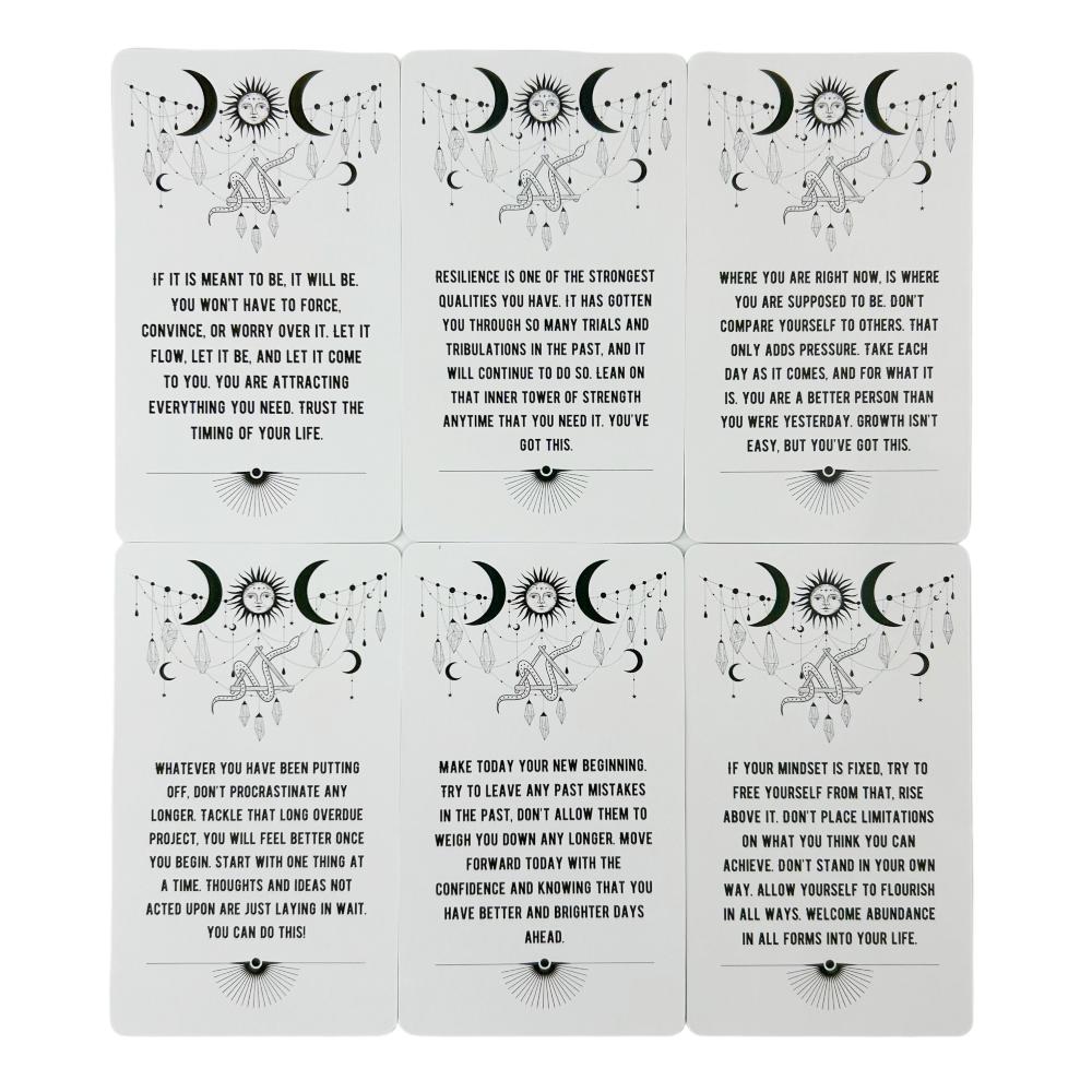 Spirit Messages Oracle Cards Divination Deck English Vision Edition Tarot Board Playing Game For Party