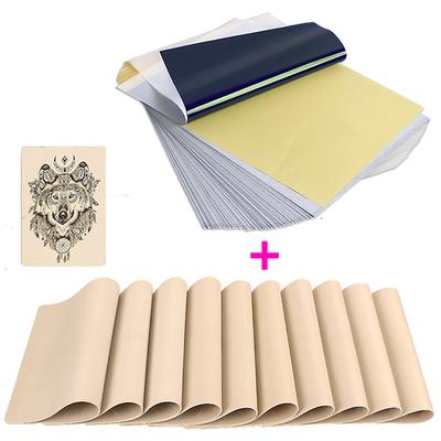 5pcs Tattoo Practice Skin Kit 10pcs Transfer Paper Double Sided Microblading Permanent Makeup Silicone for Beginner And Artists