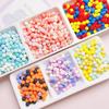 100 ks/sáček Rozptýlené korálky Hladké Různé dostupné barvy DIY Náramky Výroba šperků Korálky Příslušenství