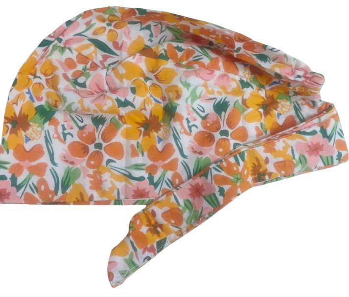 Floral Animal Print Cotton Surgical & Kitchen Cap